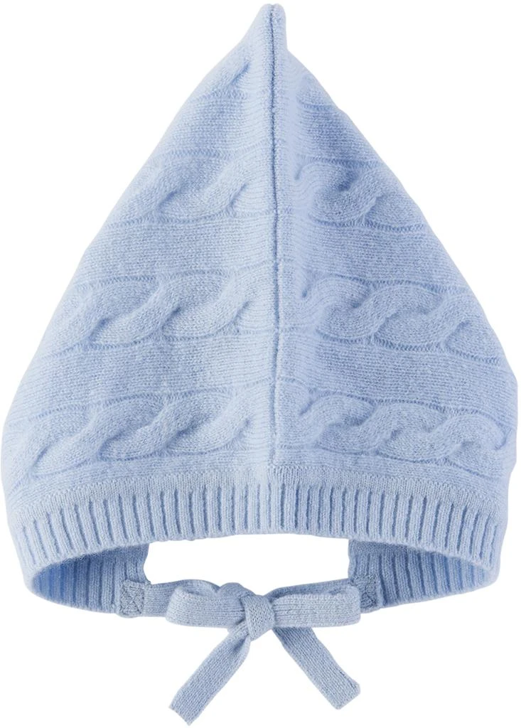 商品Burberry|三件装蓝色羊绒婴儿套装,价格¥5525,第2张图片详细描述