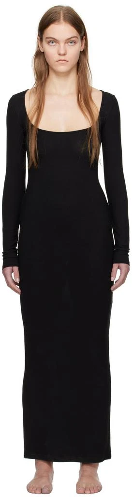 商品SKIMS|黑色 Soft Lounge 连衣裙,价格¥982,第1张图片
