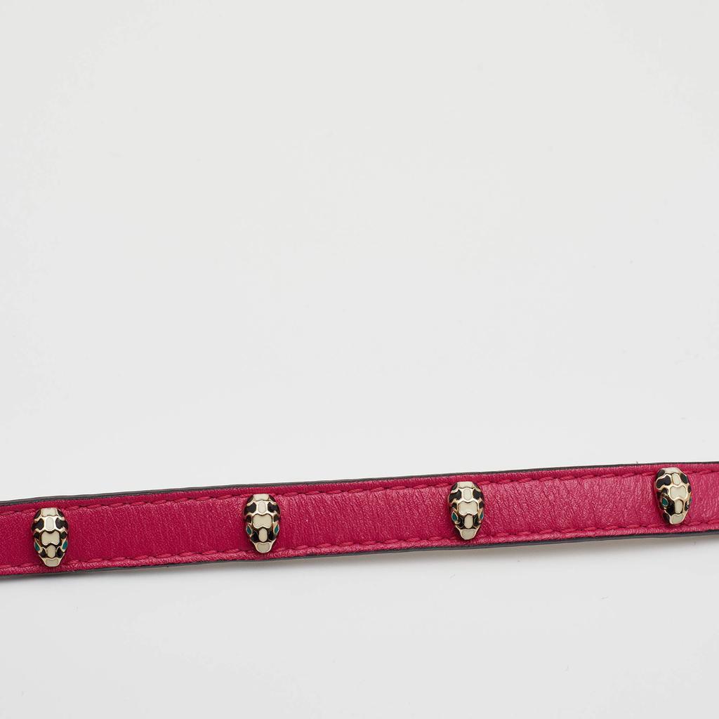 商品[二手商品] BVLGARI|Bvlgari Serpenti Forever Pink Leather Bracelet,价格¥2996,第7张图片详细描述