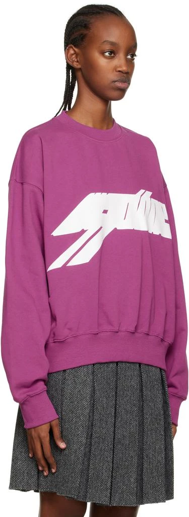 商品We11done|Purple Cross Symbol Sweatshirt,价格¥605,第2张图片详细描述