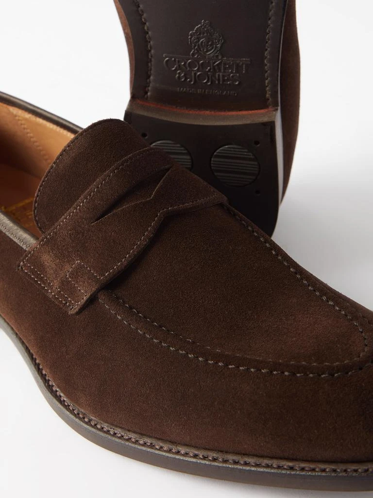 商品Crockett & Jones|Sydney suede loafers,价格¥4217,第2张图片详细描述