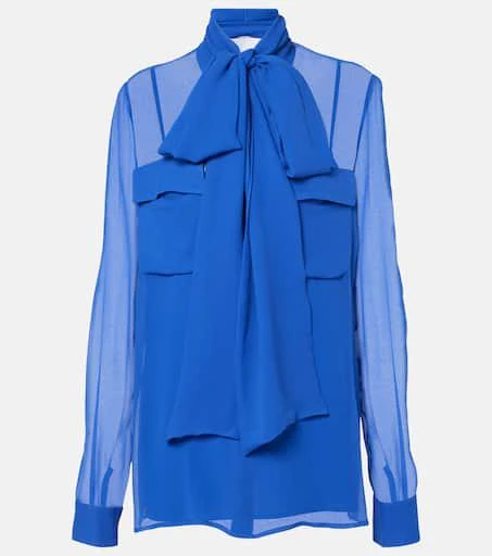 商品Costarellos|真丝乔其纱女式上衣,价格¥3217,第1张图片