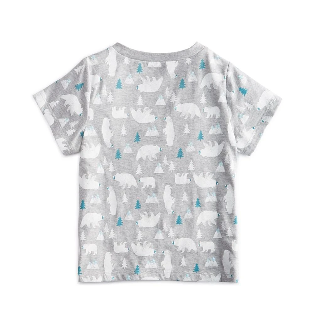 商品First Impressions|Baby Boys Polar Bear Party T Shirt, Created for Macy's,价格¥15,第2张图片详细描述