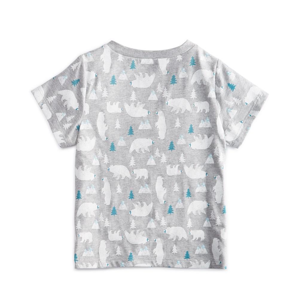 商品First Impressions|Baby Boys Polar Bear Party T-Shirt, Created for Macy's,价格¥37,第4张图片详细描述
