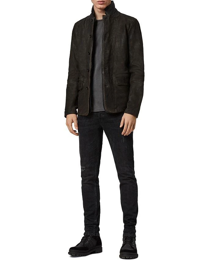 商品ALL SAINTS|Survey Regular Fit Leather Blazer,价格¥4649,第2张图片详细描述