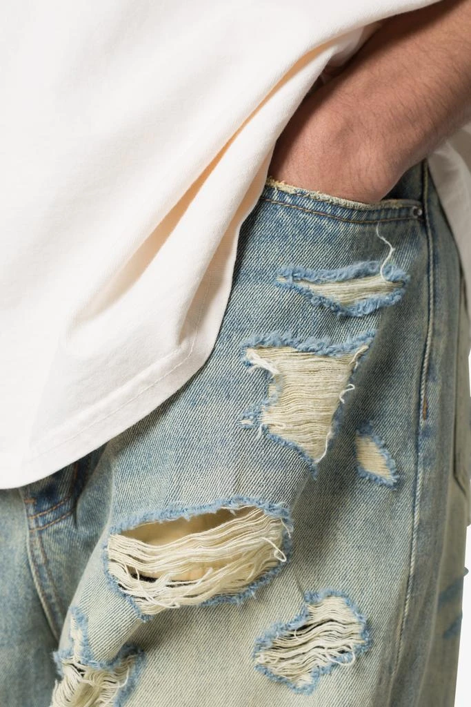 Ultra Baggy Distressed Denim - Vintage Blue 商品