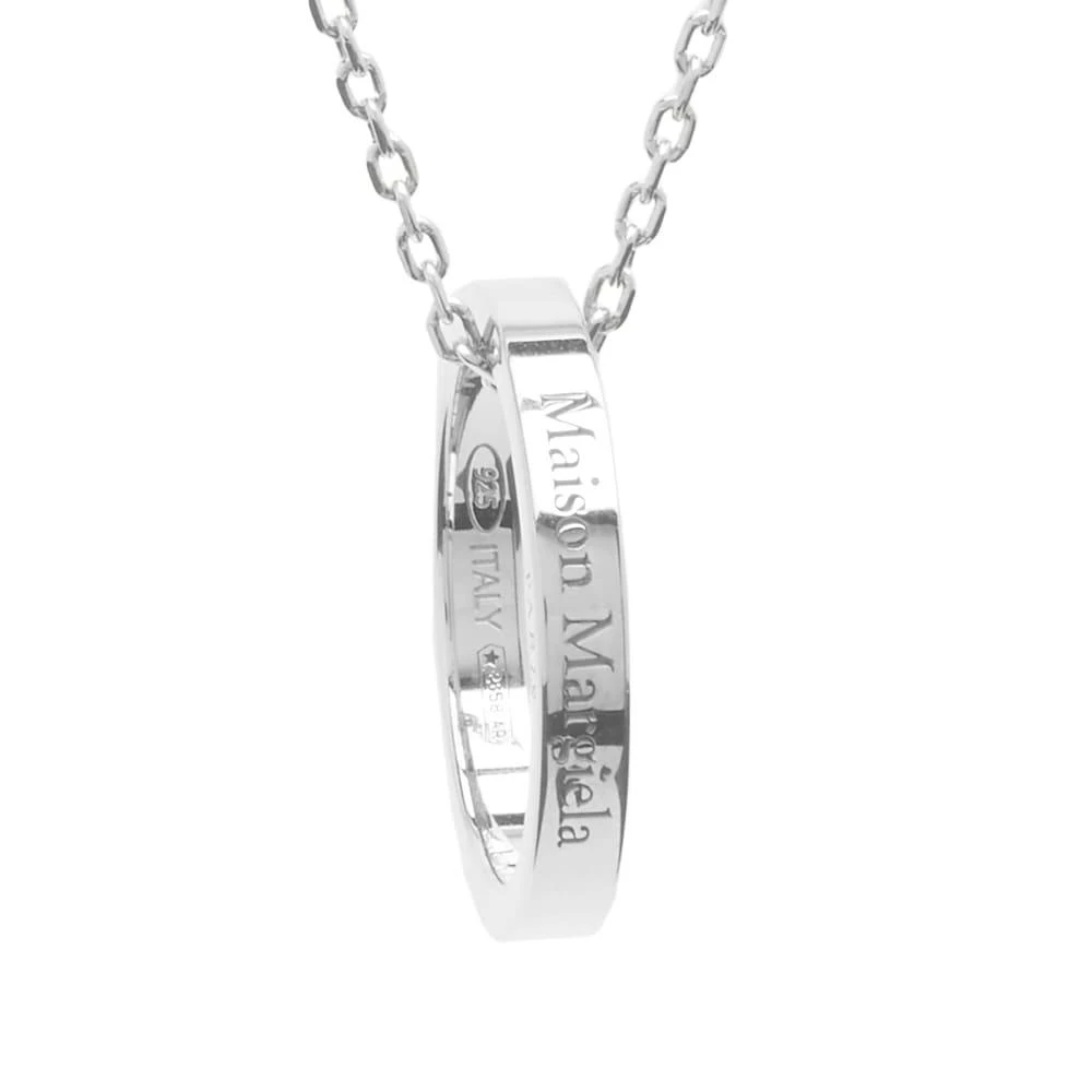 商品MAISON MARGIELA|Maison Margiela Logo Ring Necklace,价格¥1986,第2张图片详细描述