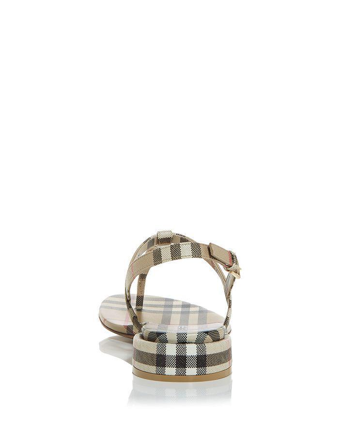 商品Burberry|Women's Emily Vintage Check Thong Sandals,价格¥4780,第7张图片详细描述