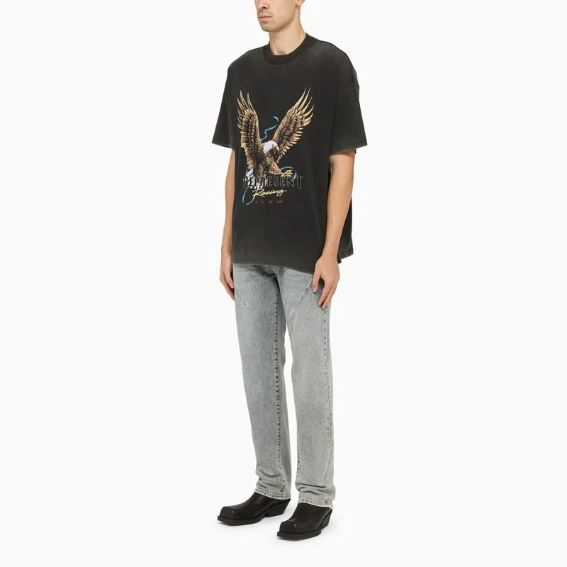 商品Represent|Light blue cotton denim jeans,价格¥760,第2张图片详细描述