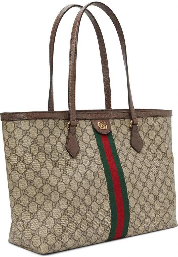 商品Gucci|驼色中号 Ophidia GG 托特包,价格¥14721,第2张图片详细描述