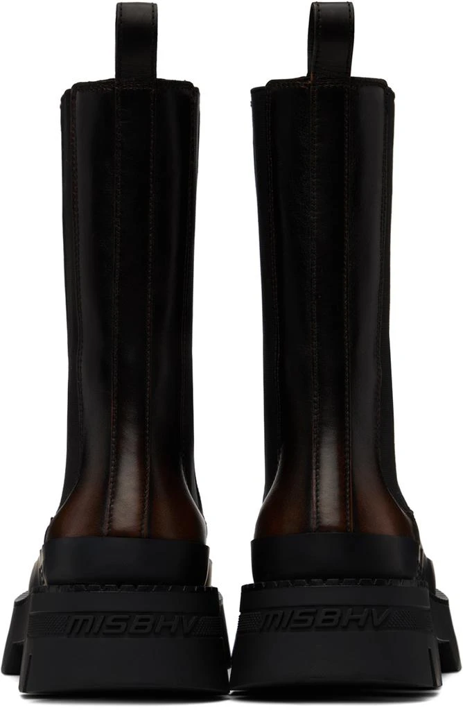 商品Misbhv|Black & Brown 'The 2000' Chelsea Boots,价格¥1994,第2张图片详细描述