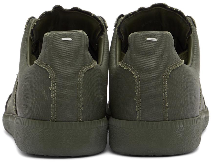 商品MAISON MARGIELA|Khaki Replica Sneakers,价格¥4546,第6张图片详细描述