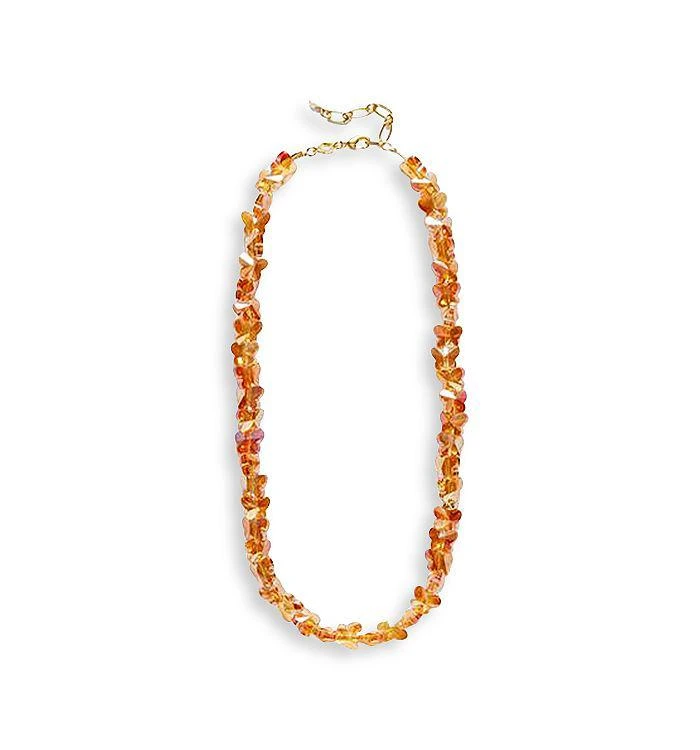 商品Anni Lu|Crystal Butterfly Beaded Necklace, 15.55"-17.32" ,价格¥841,第1张图片