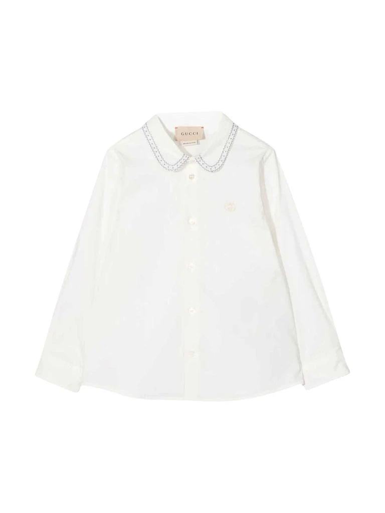 商品Gucci|White Shirt Baby Boy,价格¥1967,第1张图片