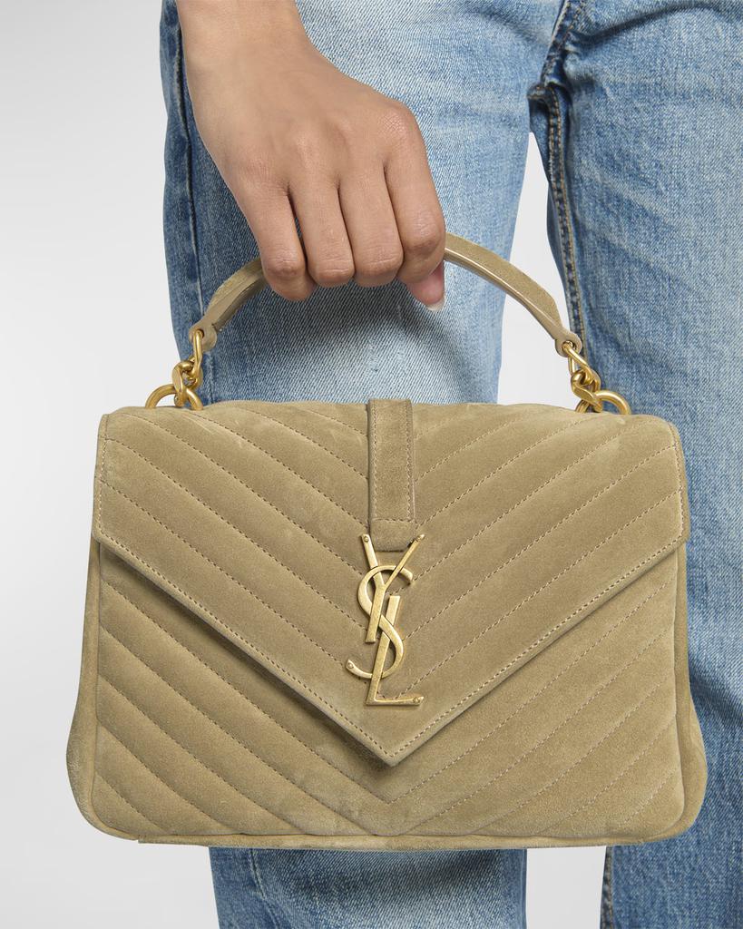 【送関込】Saint Laurent☆COLLEGE MEDIUM IN QUILTED SUEDE 0400018507369_GOLDENLEAF?wid=