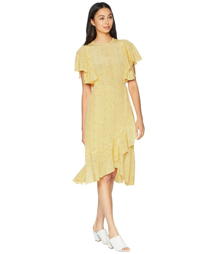 商品Juicy Couture|Laurel Ditsy Ruffle Silk Dress,价格¥684,第4张图片详细描述