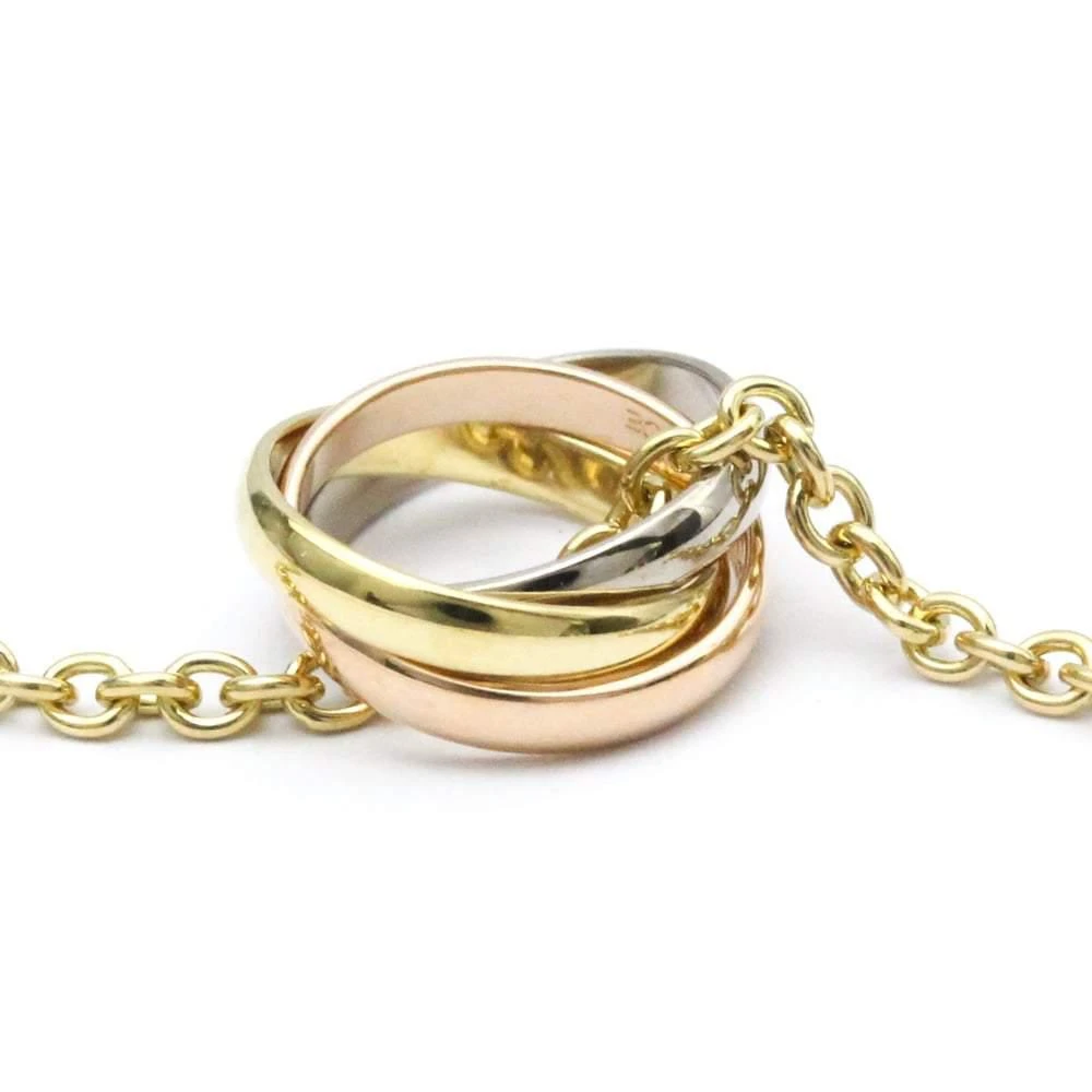 Cartier Trinity 18K Yellow Rose and White Gold Necklace 商品