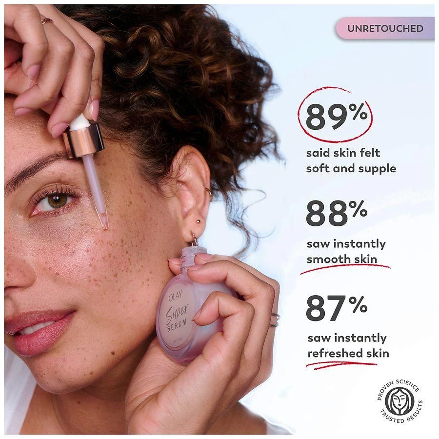 商品Olay|Super Serum - 5-in-1 Skin Care Benefits Super Serum, No Scent, Trial,价格¥176,第5张图片详�细描述