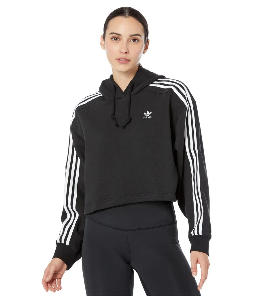 商品Adidas|3-Stripes Short Hoodie,价格¥486,第1张图片