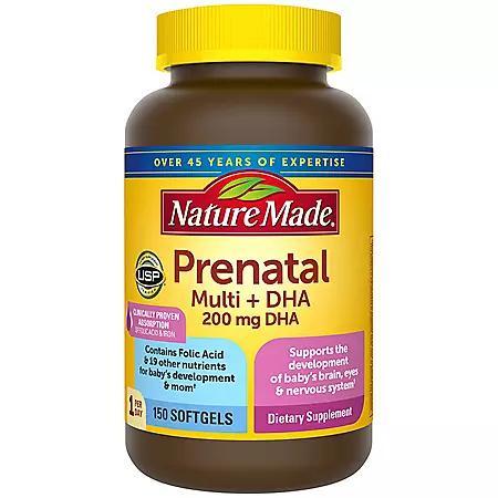 商品Nature Made|孕期综合维生素+DHA,价格¥156,第1张图片