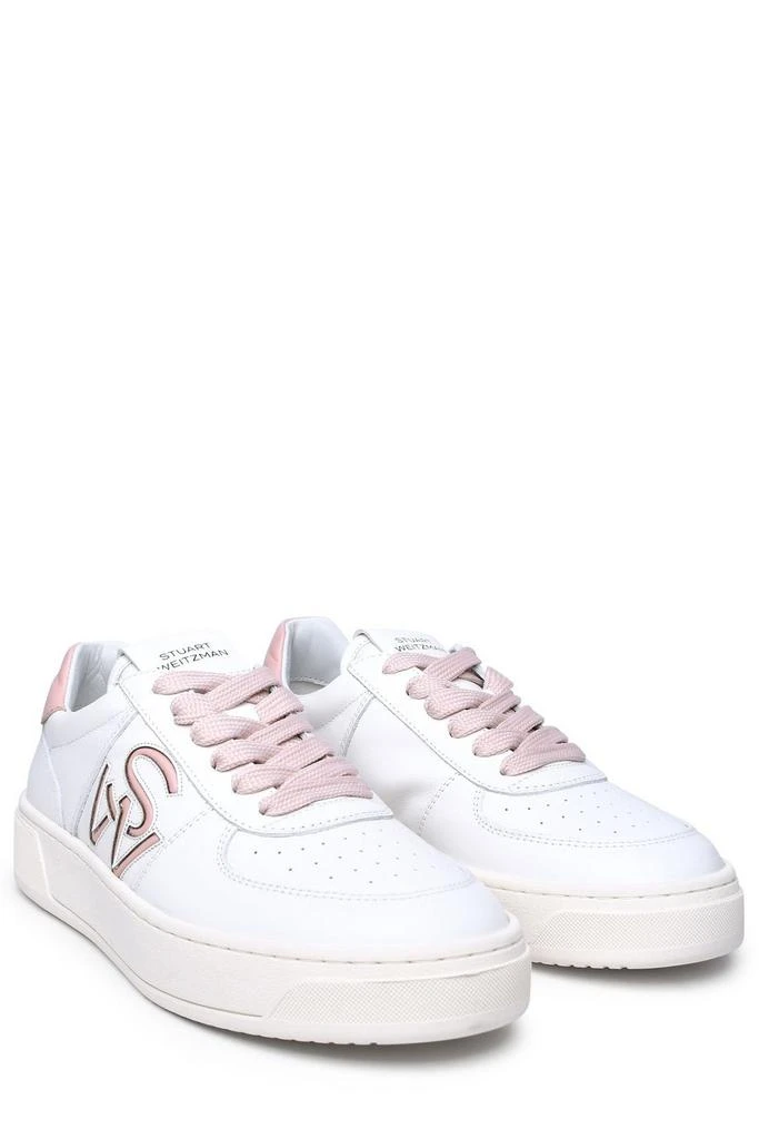 商品Stuart Weitzman|Stuart Weitzman Round-Toe Lace-Up Sneakers,价格¥1421,第3张图片详细描述
