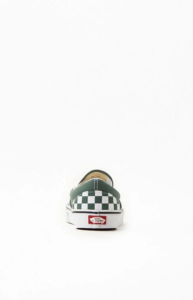 商品Vans|Checkerboard Green Slip-On Shoes,价格¥268,第3张图片详细描述
