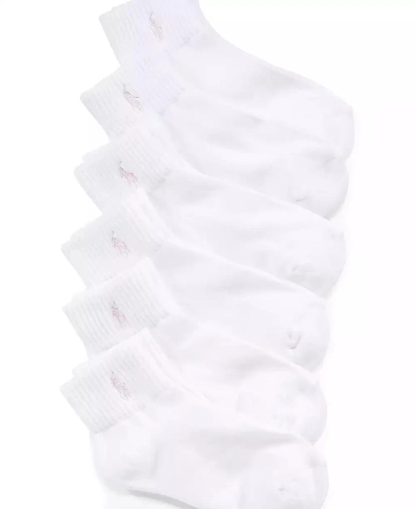 商品Ralph Lauren|Polo Low-Cut Socks 6 Pack, Little Girls & Big Girls,价格¥85,第1张图片