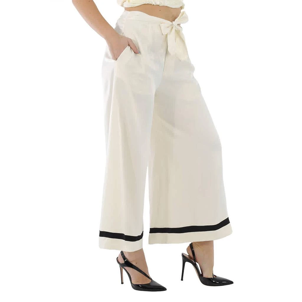 商品Ralph Lauren|White Satin Wide Leg Pants,价格¥420,第2张图片详细描述