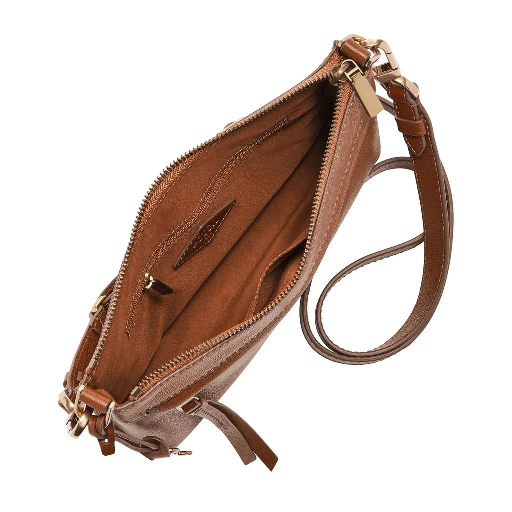 商品Fossil|Women's Kiera Leather Small Crossbody,价格¥772,第2张图片详细描述