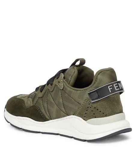 商品Fendi|FF suede sneakers,价格¥2136,第2张图片详细描述