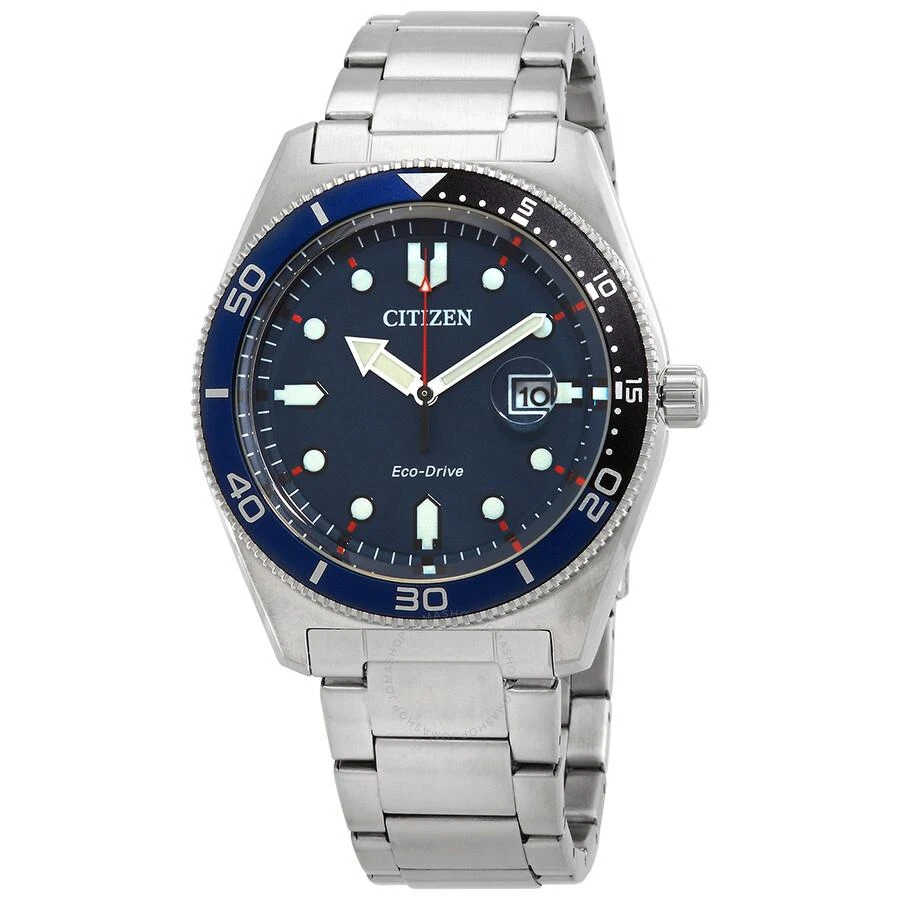 商品Citizen|Eco-Drive Blue Dial Men's Watch AW1761-89L,价格¥1053,第1张图片