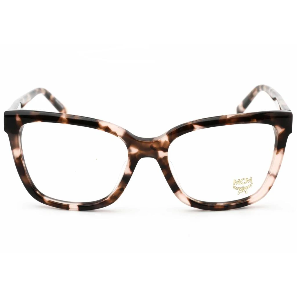 商品MCM|MCM Women's Eyeglasses - Rose Tortoise Square Plastic Full-Rim Frame | MCM2724 615,价格¥221,第2张图片详细描述