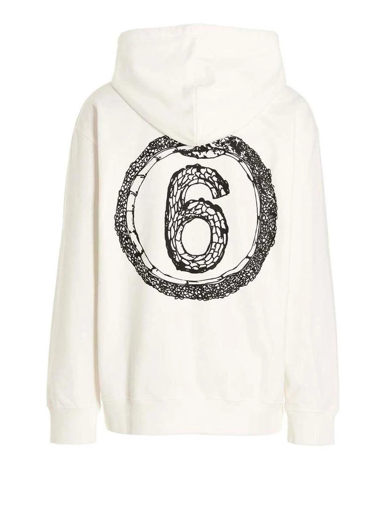 商品MM6|MM6 Maison Margiela Graphic Printed Drawstring Hoodie,价格¥1526,第2张图片详细描述