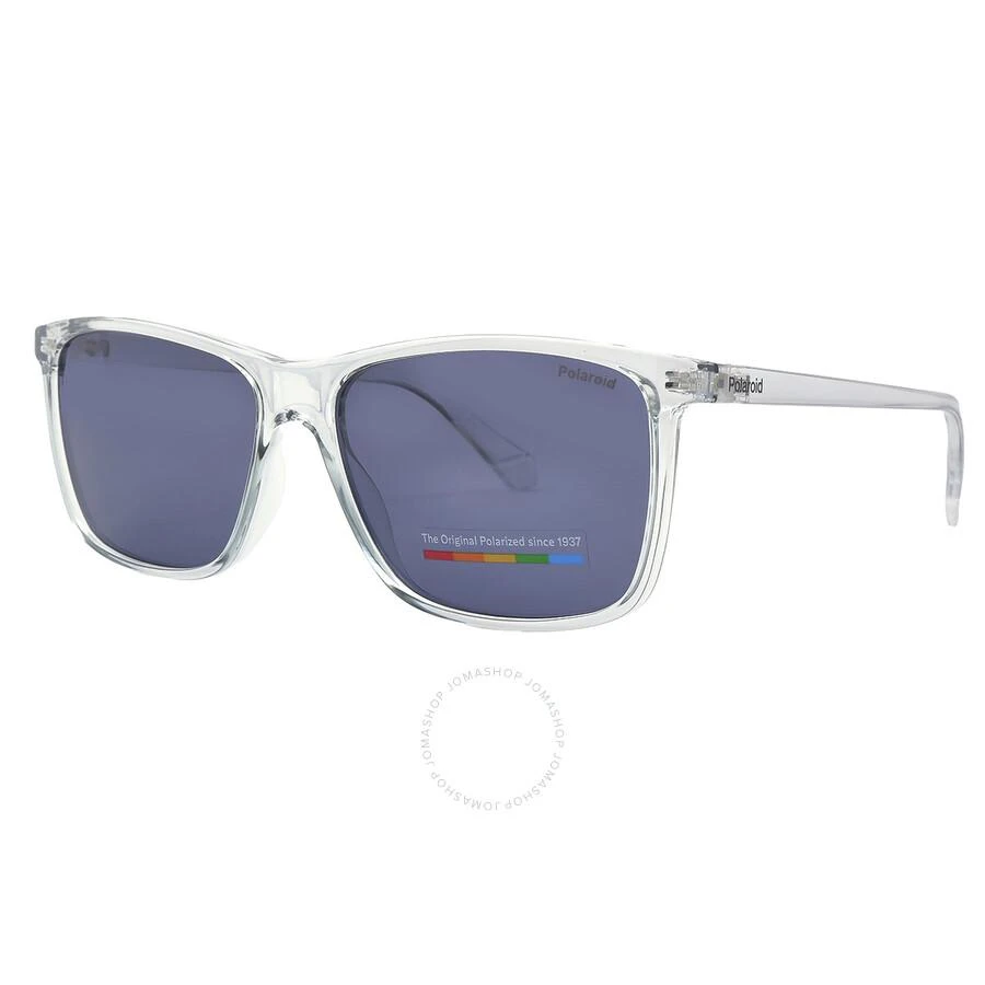 商品Polaroid|Polarized Blue Rectangular Men's Sunglasses PLD 4137/S 0KB7/C3 58,价格¥149,第2张图片详细描述