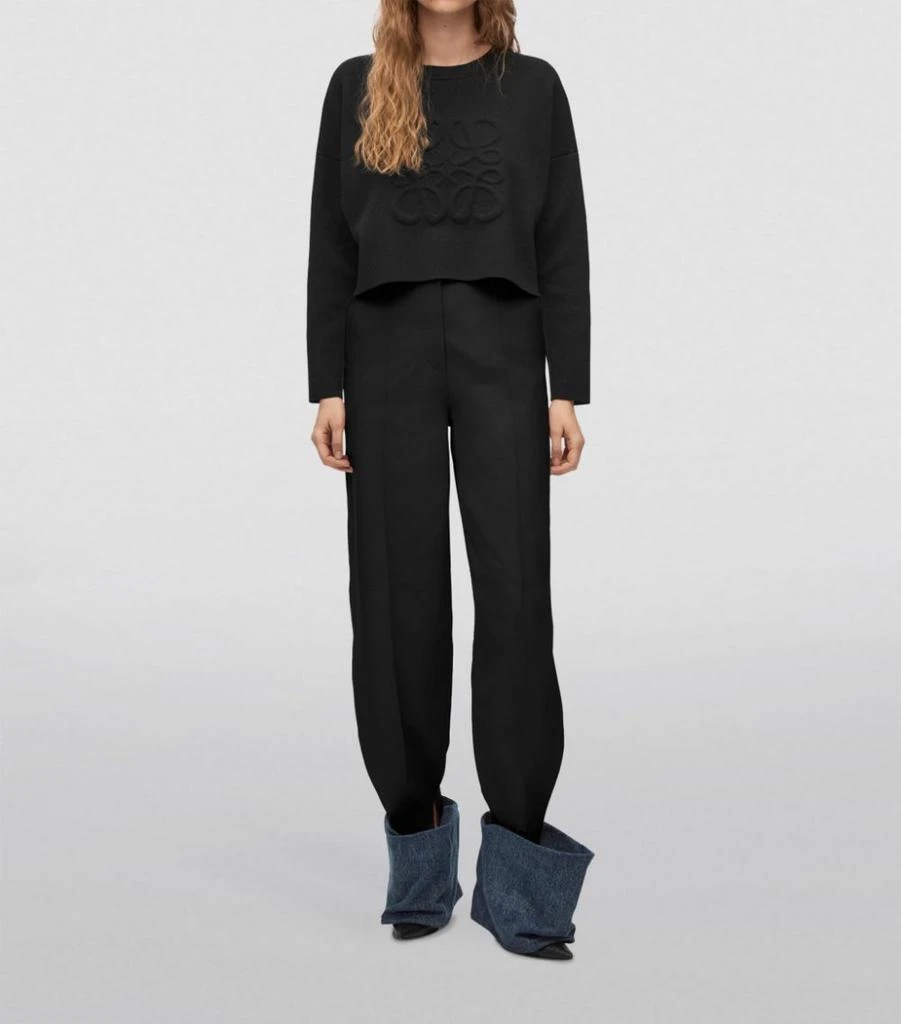 商品Loewe|Anagram Cropped Sweater,价格¥10680,第5张图片详细描述