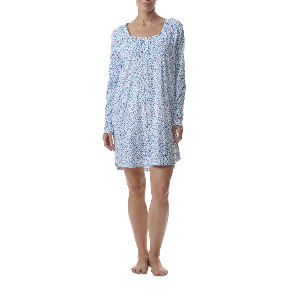 商品Karen Neuburger|Long Sleeve Nightshirt With Pintucks,价格¥292,第1张图片