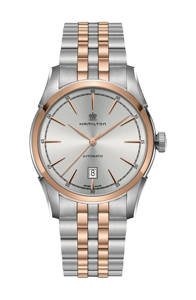 商品Hamilton|Men's Two Tone Spirit of Liberty Bracelet Watch, 42mm,价格¥4487,第1张图片