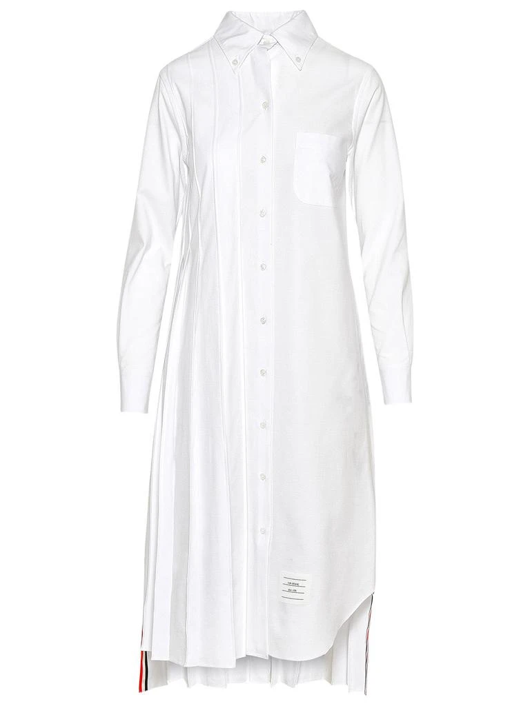 商品Thom Browne|WHITE COTTON SHIRT DRESS,价格¥7614,第1张图片