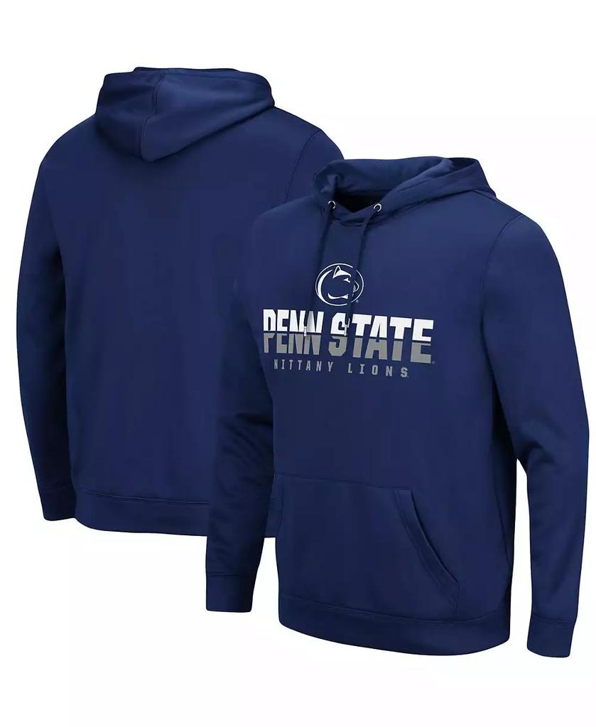 Мужская толстовка с капюшоном в виде фонаря с символикой команды Penn State Nittany Lions, темно-синего цвета. image 2