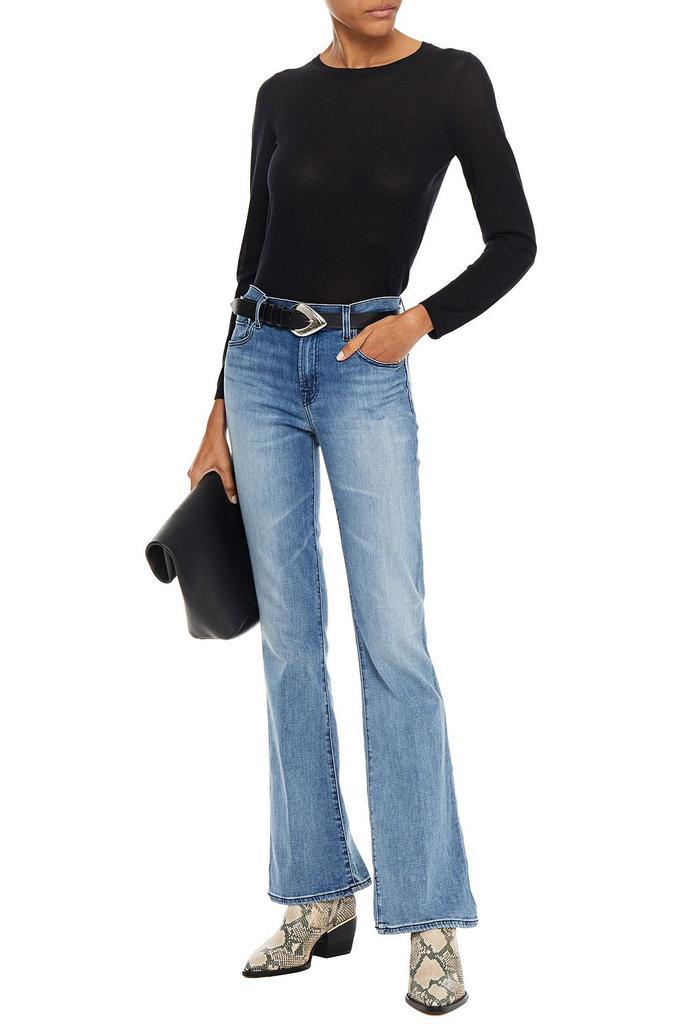 商品J Brand|Sallie faded mid-rise bootcut jeans,价格¥819,第6张图片详细描述