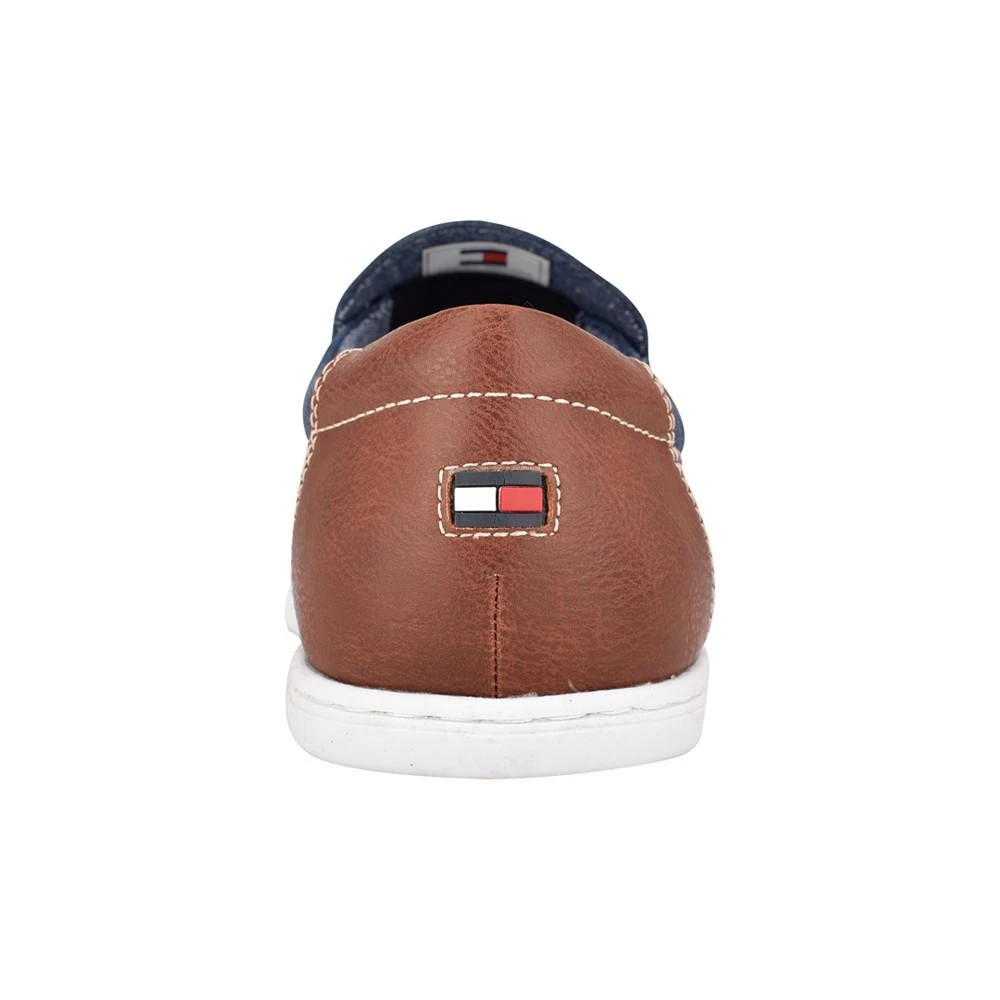 商品Tommy Hilfiger|Men's Slip-On Carlid Linen Sneakers,价格¥636,第3张图片详细描述