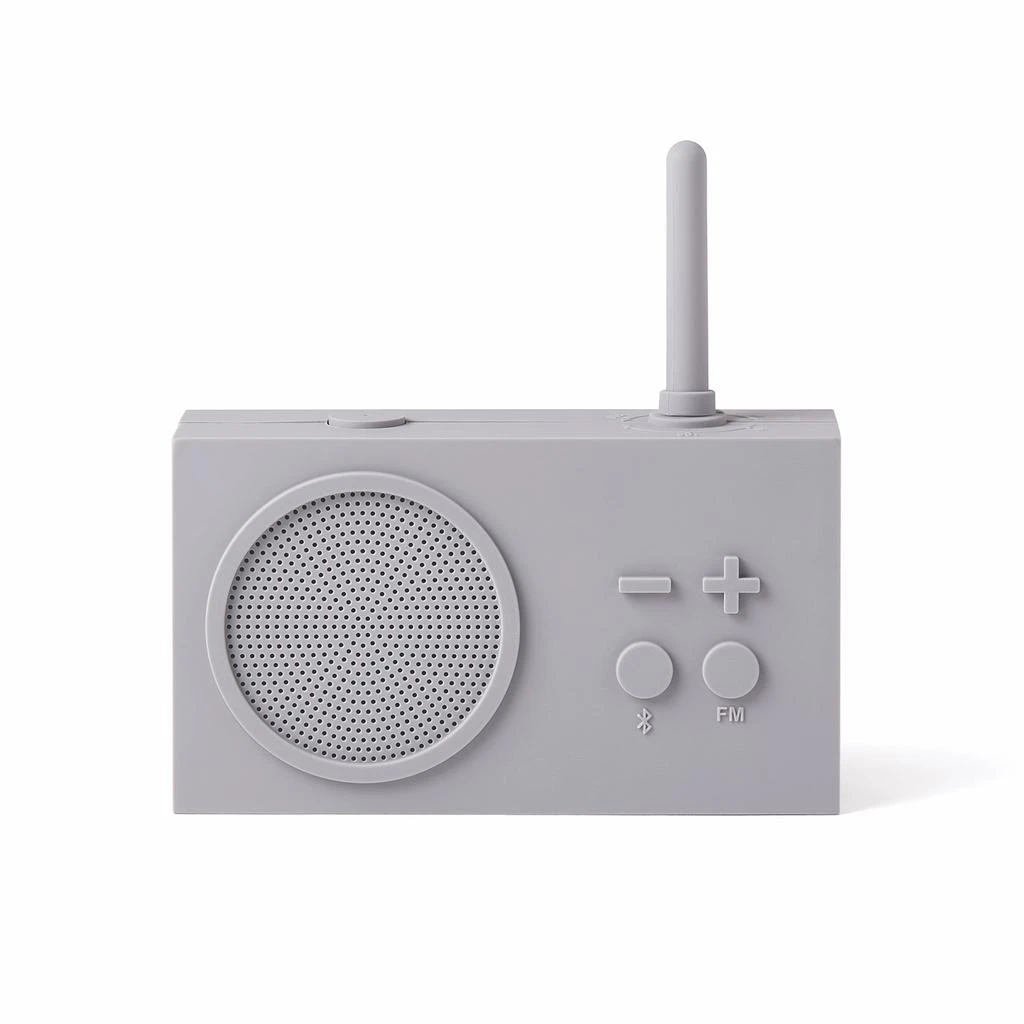 商品Lexon|Lexon TYKHO 3 FM Radio and Bluetooth Speaker - Ultimate Grey,价格¥268,第1张图片
