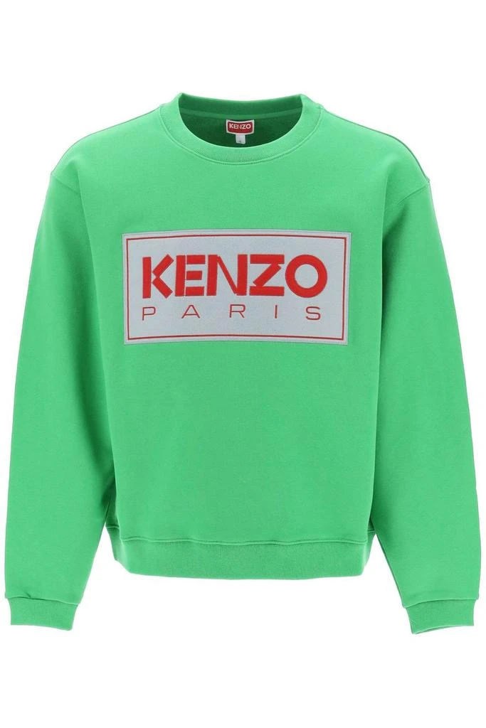 商品Kenzo|Kenzo Logo Patch Crewneck Sweatshirt,价格¥1521,第1张图片