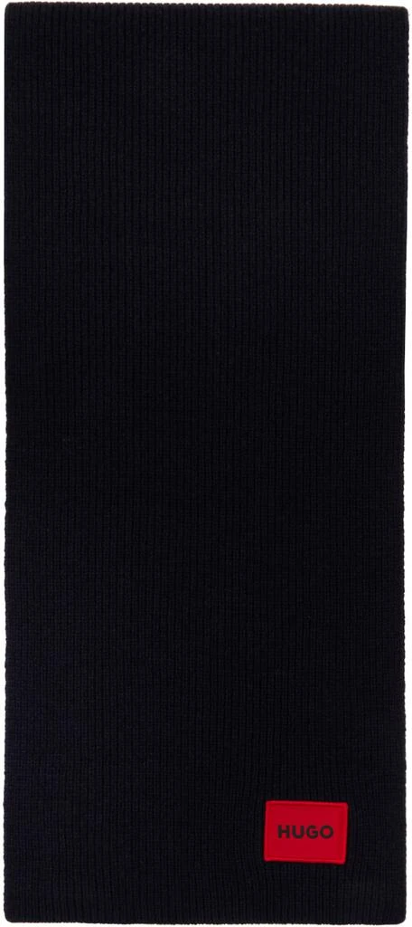 商品Hugo Boss|Navy Zaff Scarf,价格¥438,第1张图片