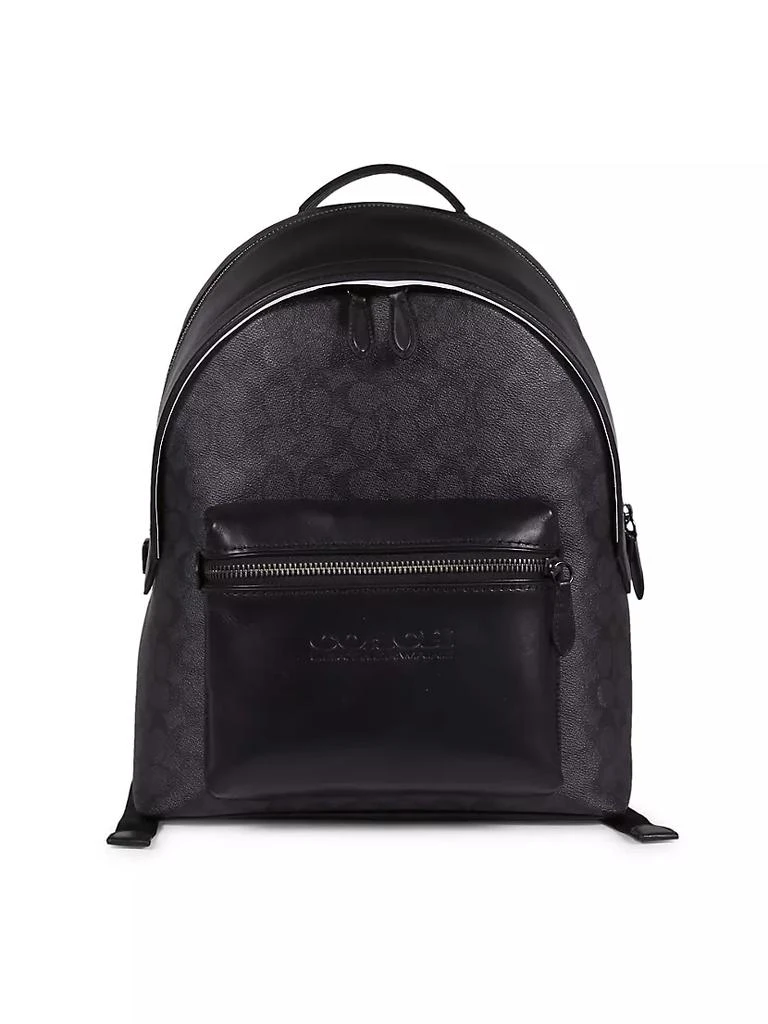 商品Coach|Signature Logo Charter Backpack,价格¥3642,第1张图片