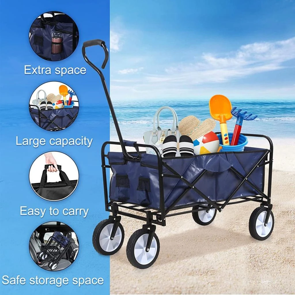 商品Simplie Fun|Rolling Collapsible Garden Cart Camping Wagon,价格¥1055,第5张图片详细描述