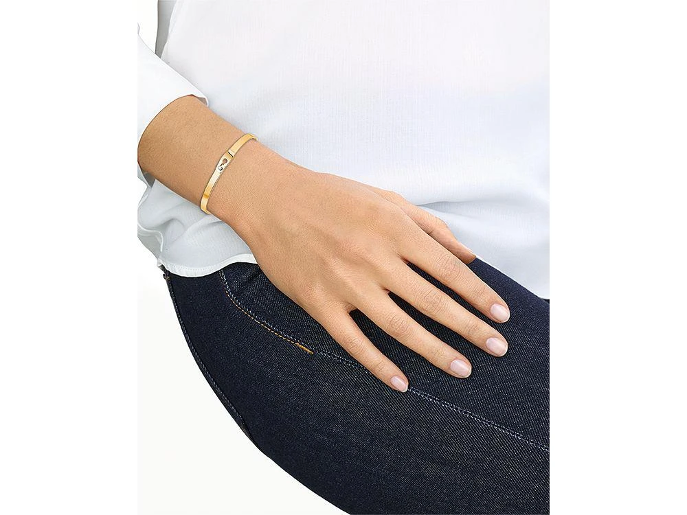 18K Yellow Gold Serrure Bangle Bracelet with Diamonds 商品