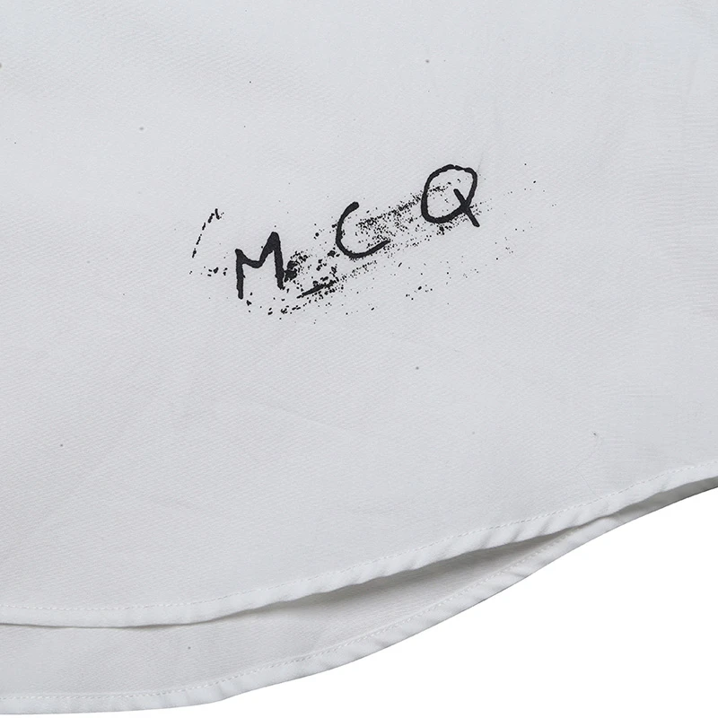 Alexander McQueen 亚历山大·麦昆 男士白色纯棉衬衫 308597-REP28-9000 商品