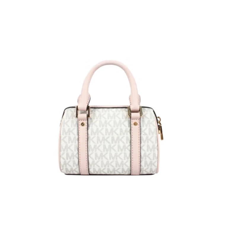 Michael Kors  BEDFORD LEGACY超小号PVC拼皮女士手提斜挎波士顿包 32F9G06C0B VANL SFTPINK 商品