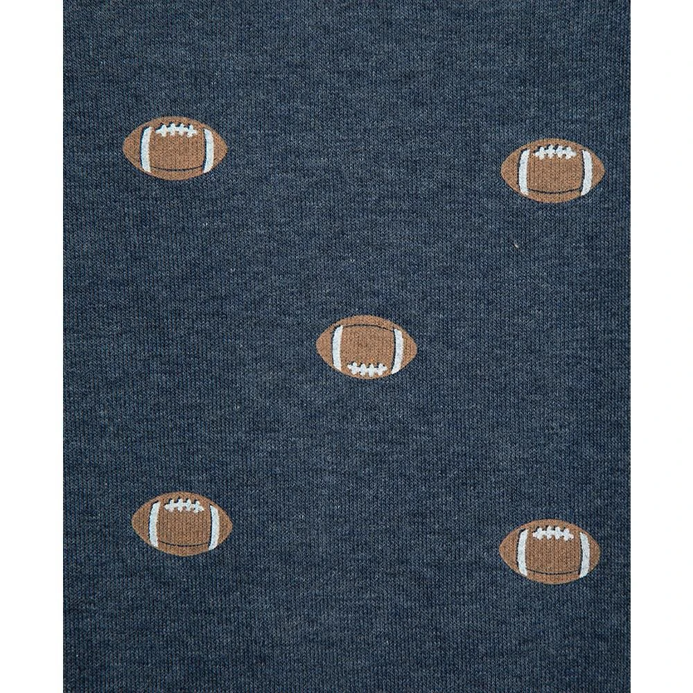 商品Little Me|Baby Boys Football Cotton Long Sleeve Coverall, Pack of 2,价格¥309,第4张图片详细描述